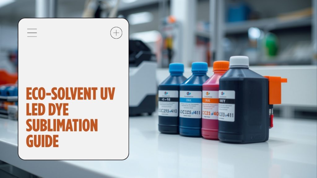 Perbandingan tinta eco-solvent dan UV LED untuk mesin cetak digital Large Format Printing