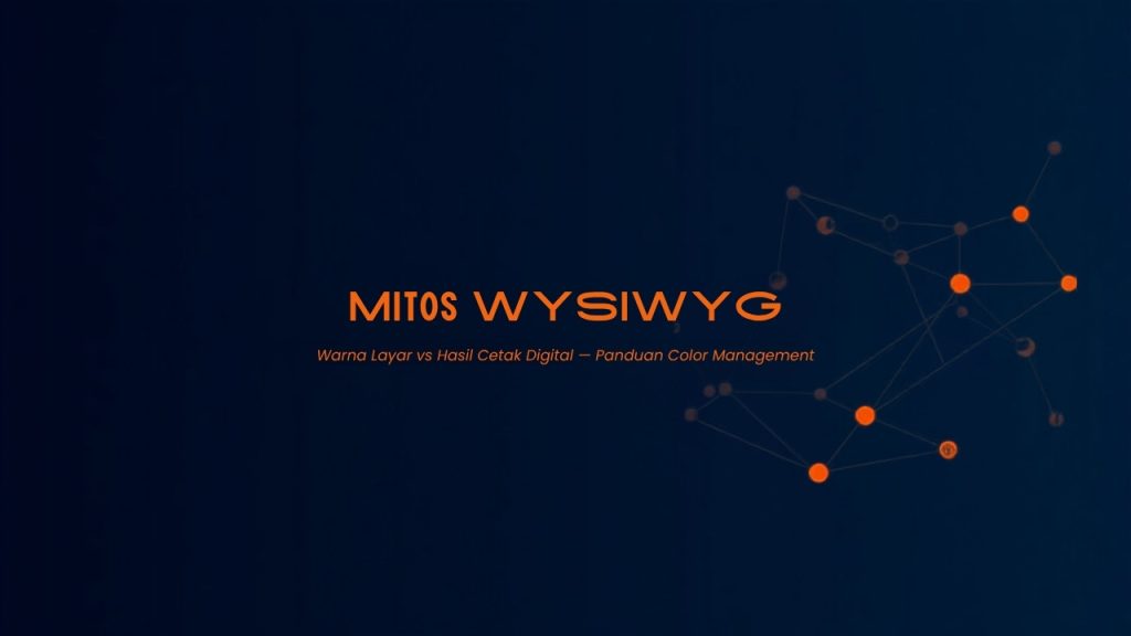Mitos WYSIWYG – mengapa warna layar tidak sama dengan hasil cetak digital